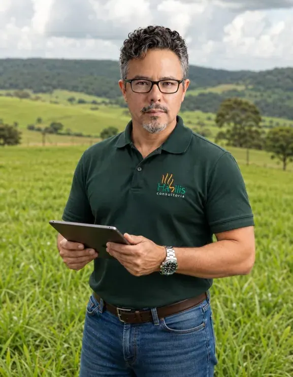 Equipe da Hábilis Consultoria em campo realizando levantamento ambiental